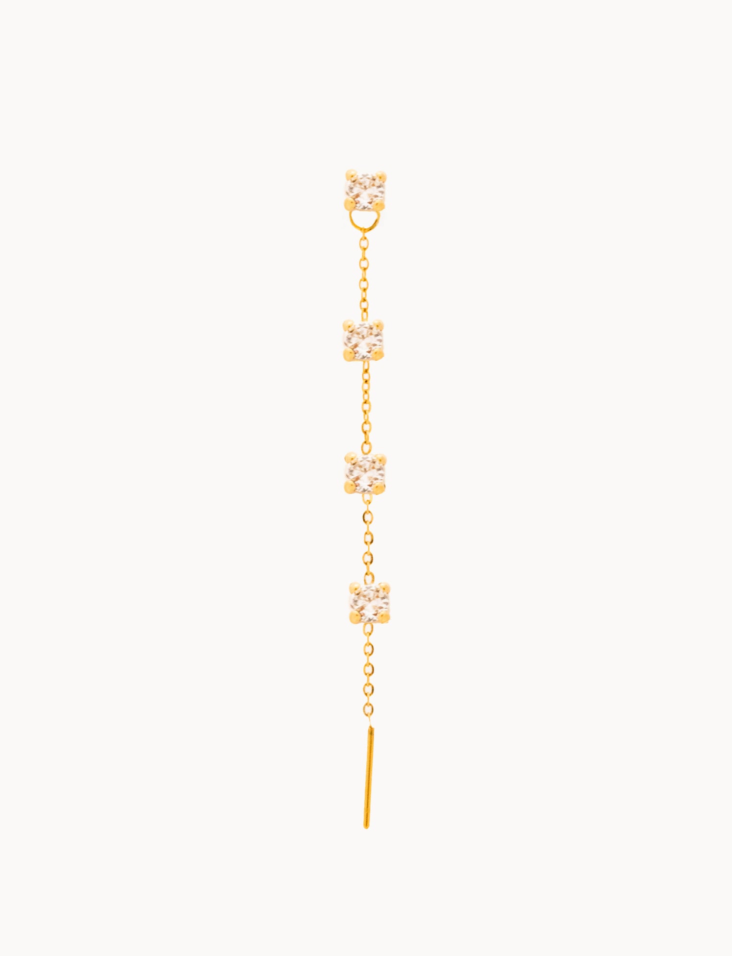 Orecchini Cabi Goccia Oro Con Cristalli – Nuovi In Scatola, #2265